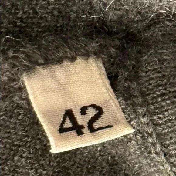 Dolce & Gabbana Alpaca Blend Knit Sweater Top Size 42 Gray Quiet Luxury Top - Picture 14 of 16